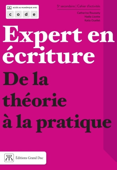 Expert en écriture - Français 5e secondaire - Cahier d'activités 5 (Version papier) | 