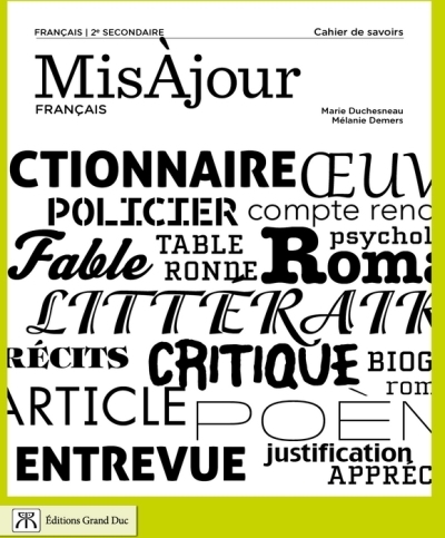 Misàjour français - Français 2e secondaire - Cahier de savoirs 2 (Version papier) | 