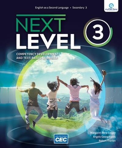 Next level - Anglais langue seconde 3e secondaire - Workbook 3 (Print version + web access 1 year) | Colgan, Margaret-Anne