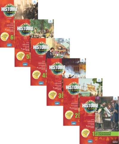 Histoire à la carte
Univers social 2e secondaire - Cahier d'apprentissage 2 - Version papier | 