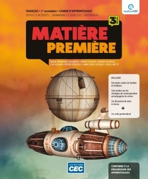 Matière Première - Cahier d'apprentissage 1, 3e Éd. + Une foule d'histoires 1 1re secondaire ( Ensemble papier et numérique 1 an) | 