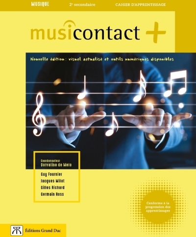 Musicontact - Arts 2e secondaire - Cahier d'apprentissage 2 (Ensemble papier et numérique 1 an) | 