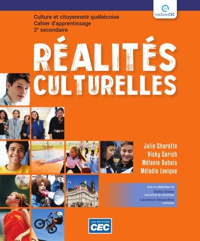 Réalités culturelles
Culture et citoyenneté québécoise 2e secondaire - Cahier d'apprentissage 2 - Version papier | Vicky Corich