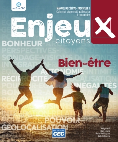 Enjeux citoyens Culture et citoyenneté québécoise 5e secondaire - Manuel de l'élève 4 fascicules et 1 référentiel - Version papier | 