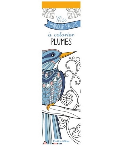 Plumes : mes marque-pages à colorier | Zottino, Marica (Illustrateur)