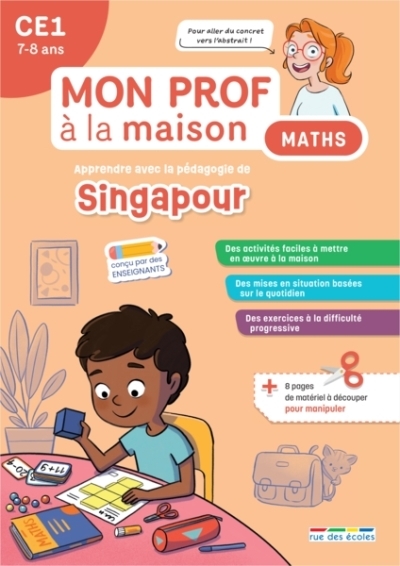 Maths CE1, 7-8 ans : apprendre avec la pédagogie de Singapour | Paul, Maxime (Auteur)