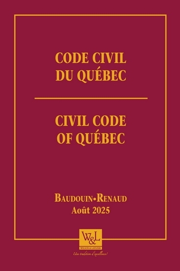 Code civil du Québec 2025-2026 | Baudouin, Jean-Louis