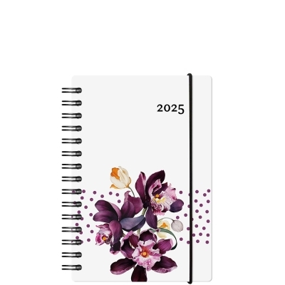Agenda Baro Floral Annuel 2025 | Agenda et Calendrier et journaux intime