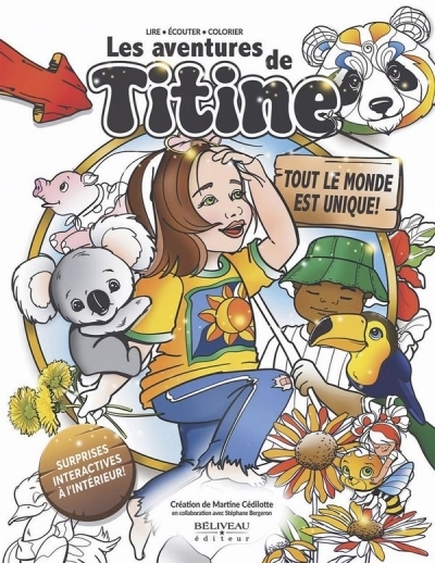 Les aventures de Titine - Tout le monde est unique! | Cédilotte, Martine