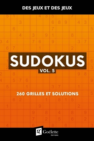 Sudokus T.05 | Collectif (Auteur)