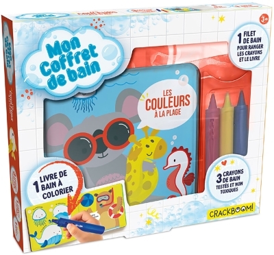 Livre de bain les couleurs de la plage | Delporte, Corinne (Auteur)