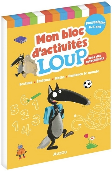 Mon bloc d'activités Loup - Préscolaire | Lallemand, Orianne