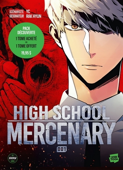 High school mercenary : pack découverte T.01 et T.02 | YC
