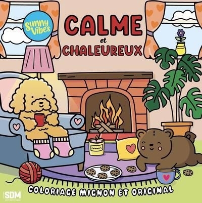 Calme et chaleureux : Coloriage mignon et original | 