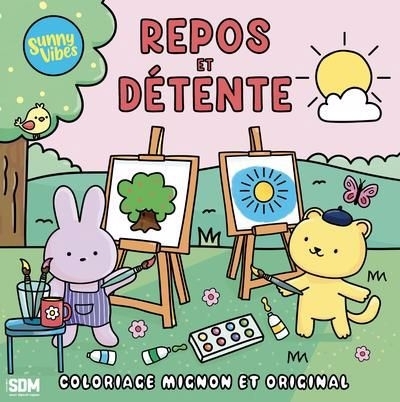 Repos et détente : Coloriage mignon et original | 