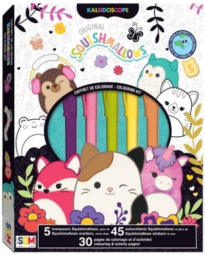 Squishmallows : Coffret de coloriage Douceur | COLLECTIF