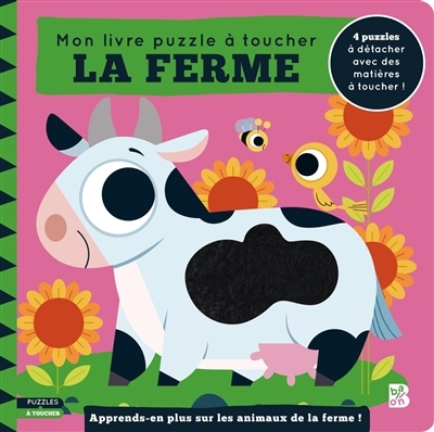 Mon livre puzzle à toucher - La ferme | 