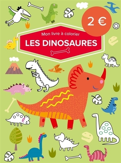 Mon livre à colorier : Les dinosaures | 