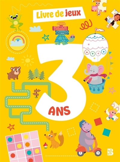 Mon livre de jeux 3 ans | 