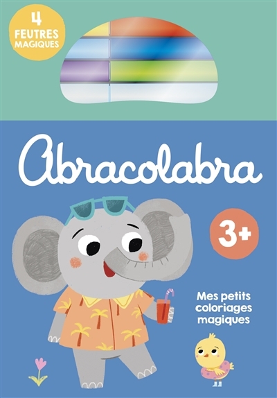 Abracolabra 3+ : mes petits coloriages magiques : l'éléphant | 