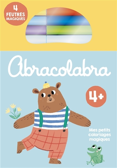 Abracolabra 4+ : mes petits coloriages magiques : l'ours | 