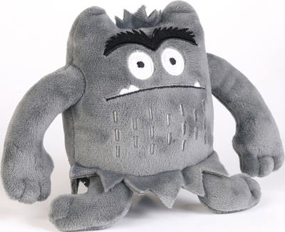 La couleur des émotions : mini peluche monstre grise | Peluche et marionnette