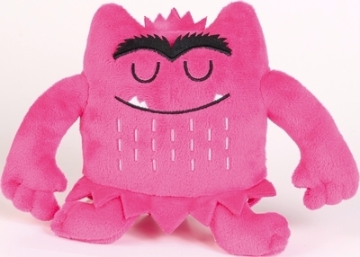 La couleur des émotions : mini peluche monstre rose | Peluche et marionnette