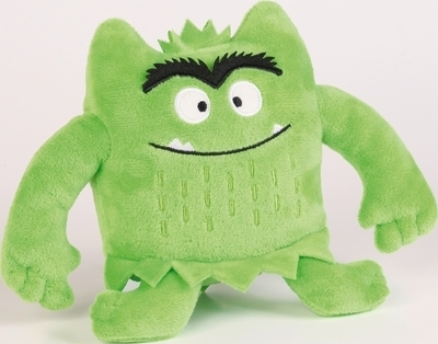 La couleur des émotions : mini peluche monstre verte | Peluche et marionnette