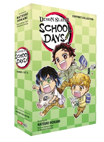 Demon slayer school days : coffret collector : T.01 et T.02 | Hokami, Natsuki (Auteur) | Gotouge, Koyoharu (Illustrateur)