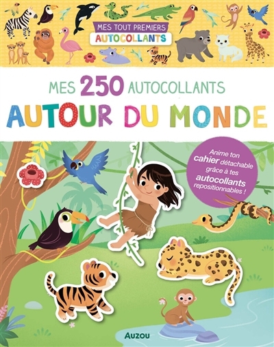 250 autocollants autour du monde | Wu, Yi-Hsuan (Illustrateur)